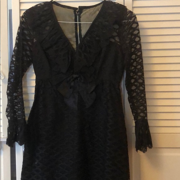 Vintage lace dress black medium - Picture 3 of 7